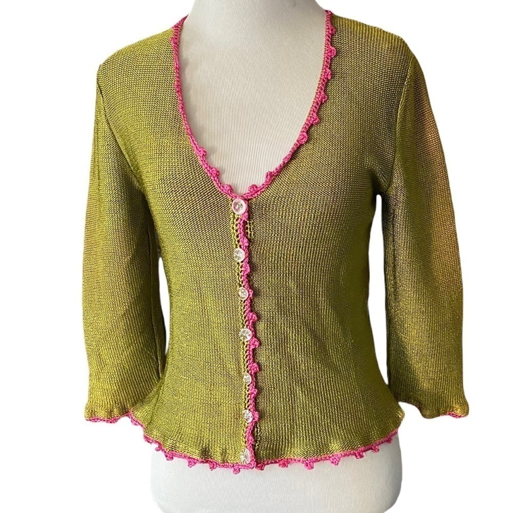 💚✨ Vintage Elaris Cardigan Sweater | Size Medium ✨💗